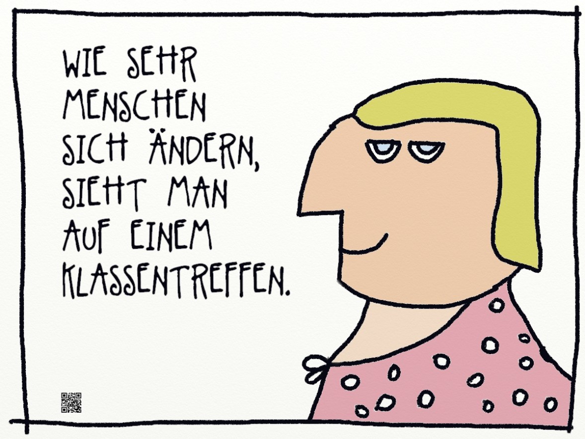 Klassentreffen | Cartoon4you Bilder, die hängen bleiben